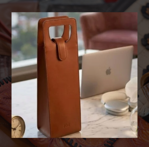 Leather Wine Carrier